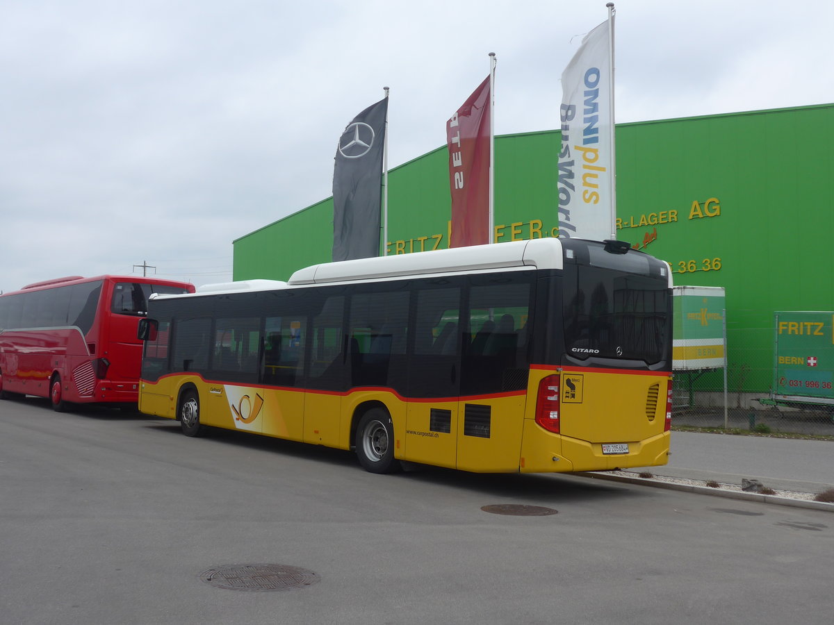 (215'422) - CarPostal Ouest - VD 205'684 - Mercedes am 22. M�rz 2020 in Kerzers, Interbus