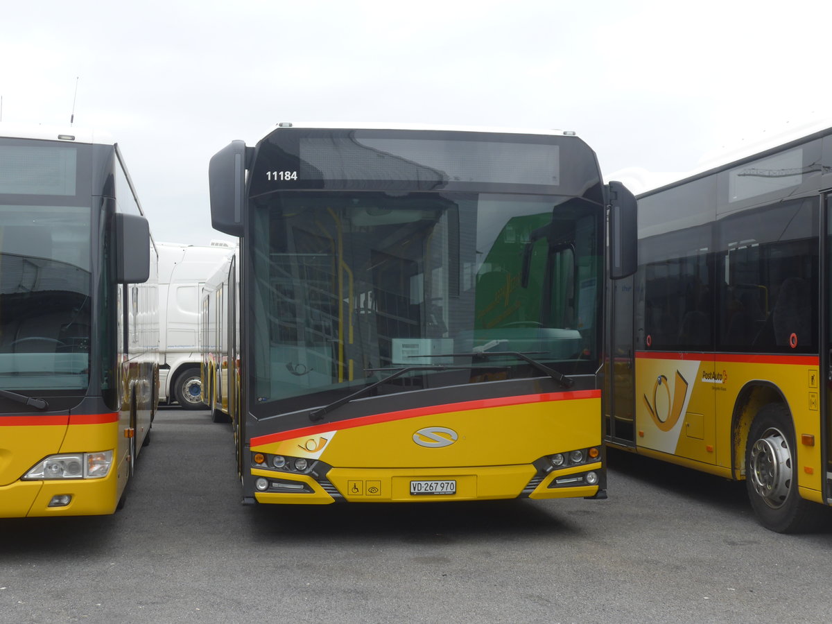 (215'435) - CarPostal Ouest - VD 267'970 - Solaris am 22. M�rz 2020 in Kerzers, Interbus