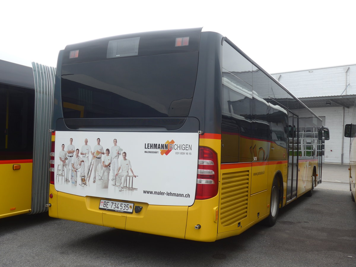 (215'447) - PostAuto Bern - Nr. 535/BE 734'535 - Mercedes am 22. M�rz 2020 in Kerzers, Interbus