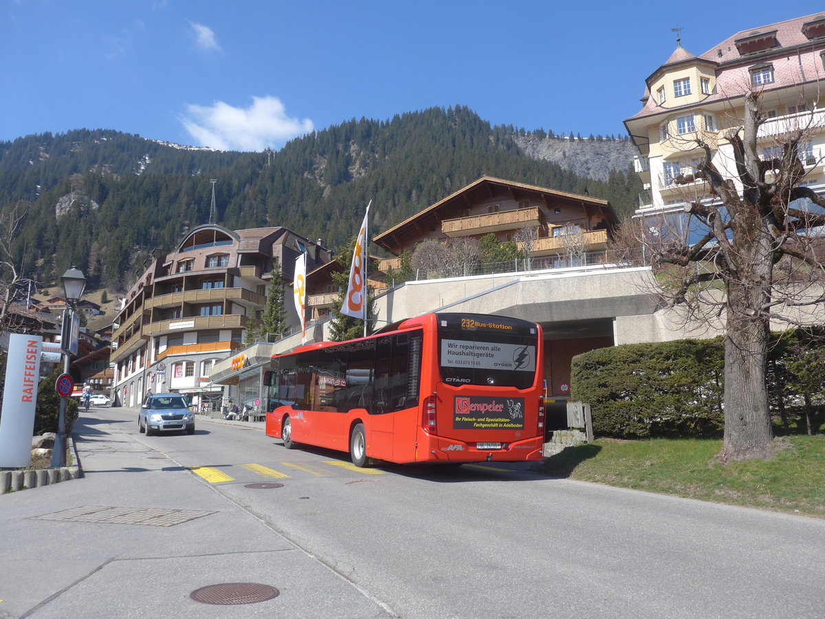 (215'547) - AFA Adelboden - Nr. 93/BE 26'705 - Mercedes am 25. M�rz 2020 in Adelboden, Landstrasse