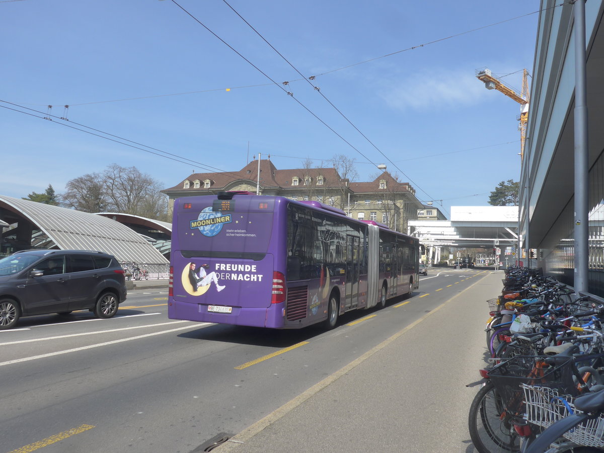 (215'585) - PostAuto Bern - Nr. 635/BE 734'685 - Mercedes am 27. M�rz 2020 in Bern, Schanzenstrasse