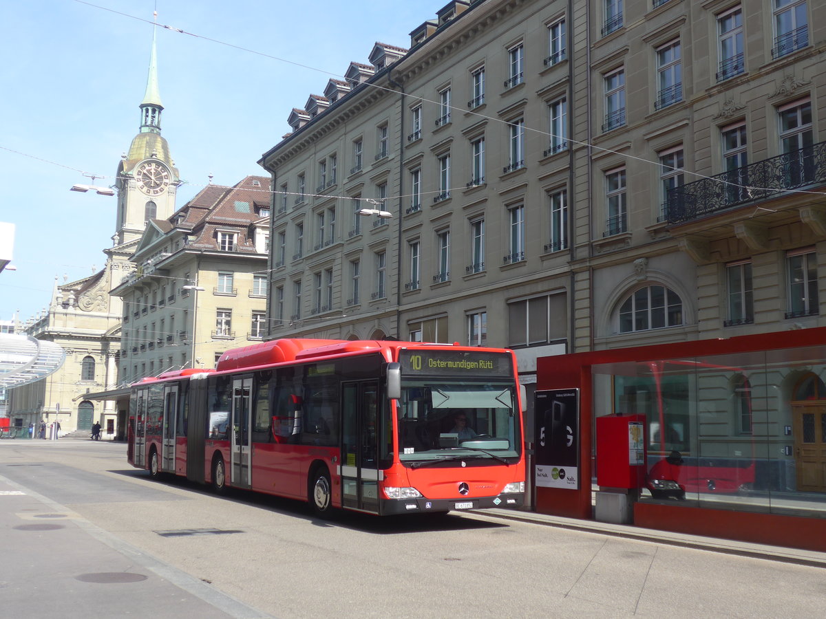 (215'590) - Bernmobil, Bern - Nr. 852/BE 671'852 - Mercedes am 27. M�rz 2020 beim Bahnhof Bern