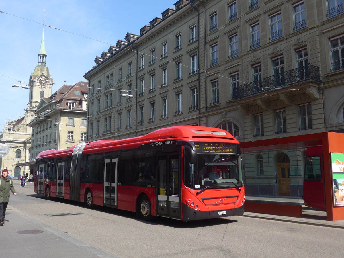 (215'591) - Bernmobil, Bern - Nr. 878/BE 832'878 - Volvo am 27. M�rz 2020 beim Bahnhof Bern