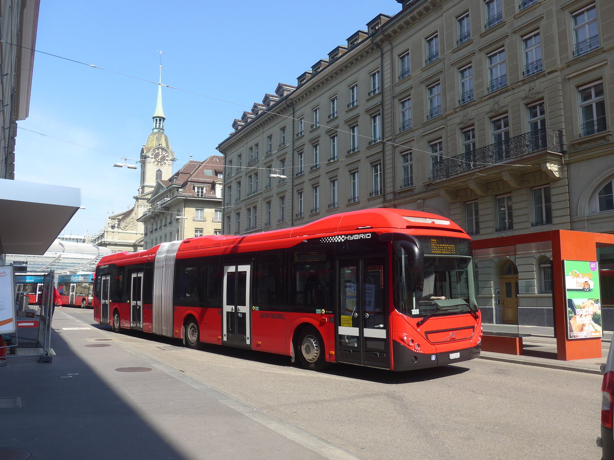 (215'599) - Bernmobil, Bern - Nr. 881/BE 832'881 - Volvo am 27. M�rz 2020 beim Bahnhof Bern