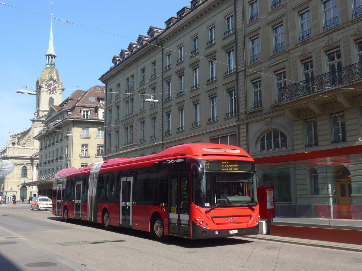 (215'601) - Bernmobil, Bern - Nr. 872/BE 832'872 - Volvo am 27. M�rz 2020 beim Bahnhof Bern