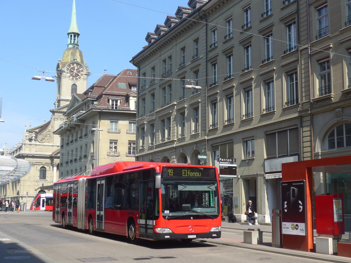 (215'608) - Bernmobil, Bern - Nr. 853/BE 671'853 - Mercedes am 27. M�rz 2020 beim Bahnhof Bern
