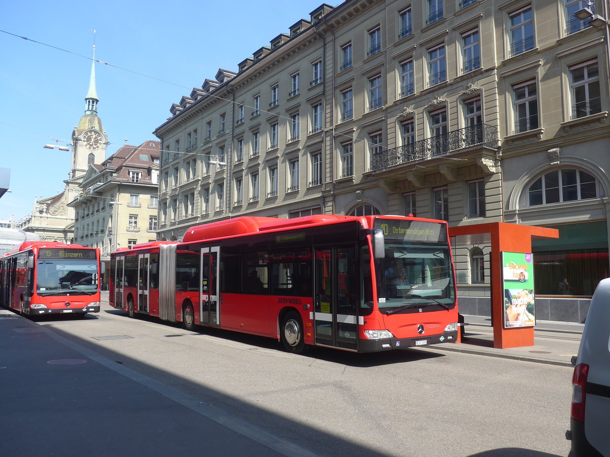 (215'612) - Bernmobil, Bern - Nr. 858/BE 671'858 - Mercedes am 27. M�rz 2020 beim Bahnhof Bern