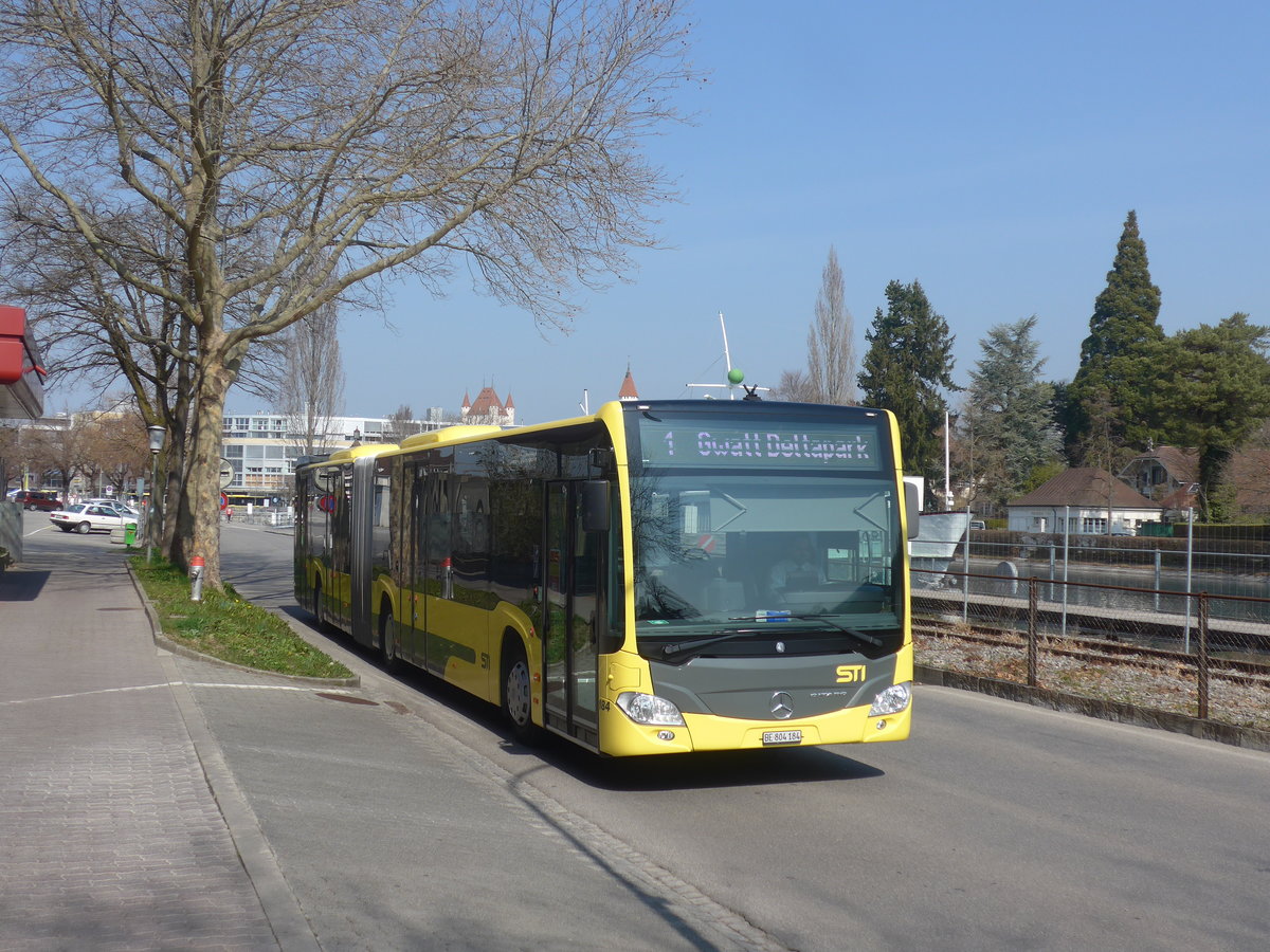(215'635) - STI Thun - Nr. 184/BE 804'184 - Mercedes am 28. M�rz 2020 in Thun, Rosenau