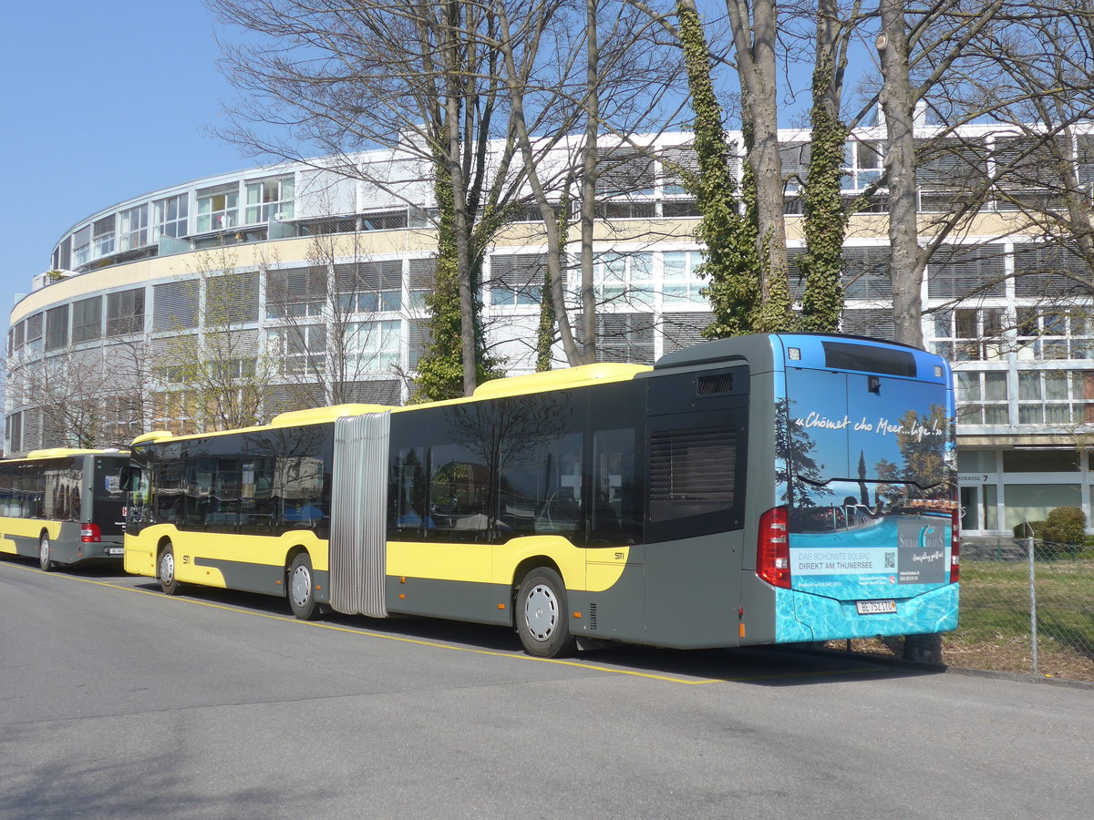 (215'637) - STI Thun - Nr. 170/BE 752'170 - Mercedes am 28. M�rz 2020 bei der Schiffl�ndte Thun