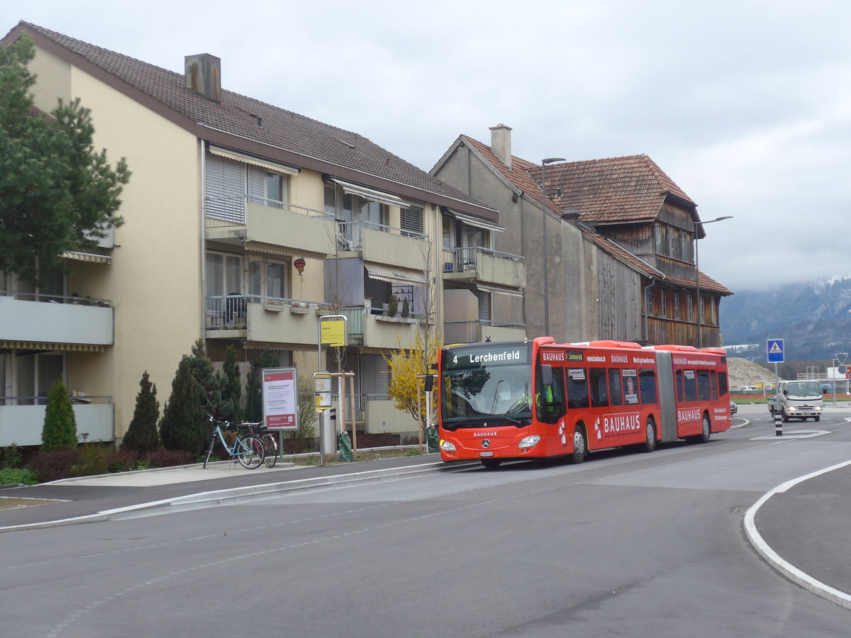 (215'676) - STI Thun - Nr. 707/BE 835'707 - Mercedes am 30. M�rz 2020 in Thun-Lerchenfeld, Waldeck