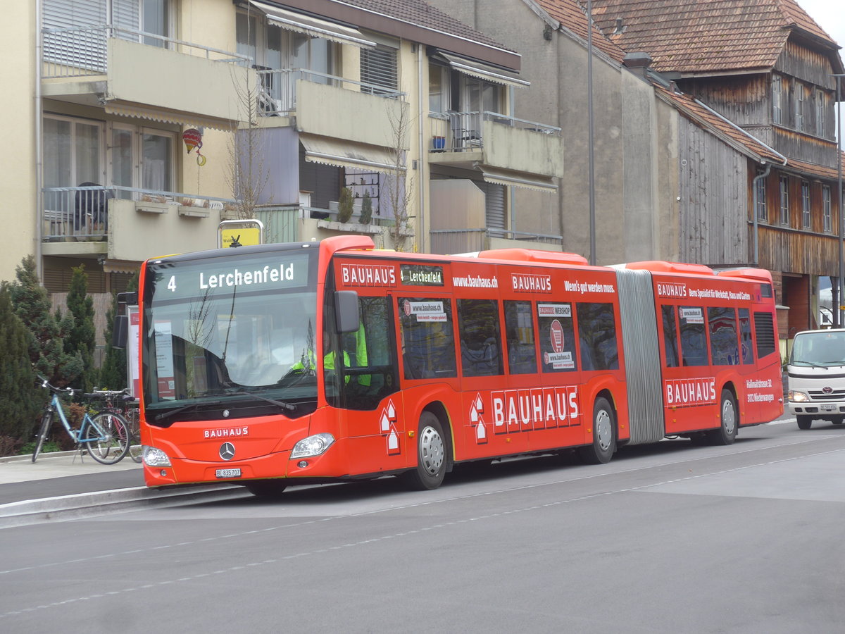 (215'677) - STI Thun - Nr. 707/BE 835'707 - Mercedes am 30. M�rz 2020 in Thun-Lerchenfeld, Waldeck