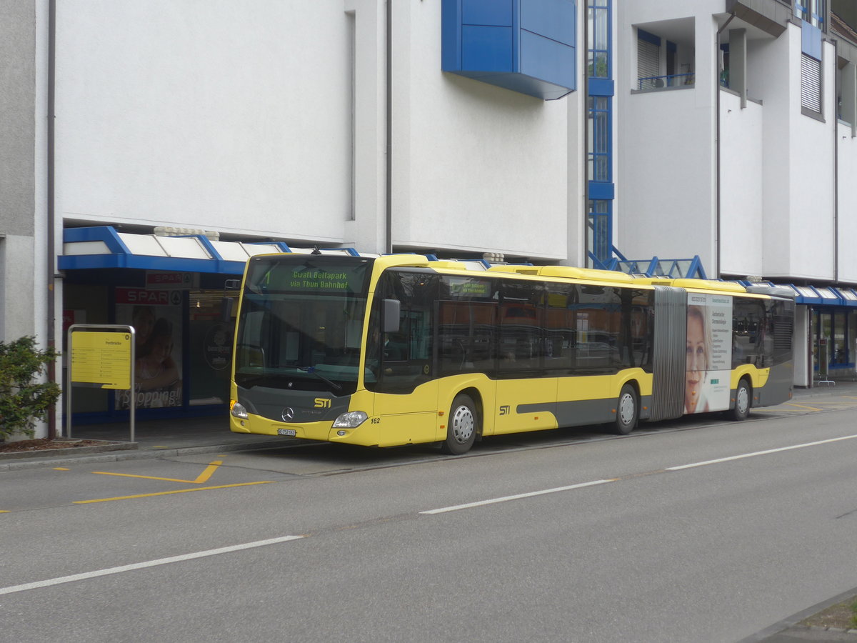 (215'688) - STI Thun - Nr. 162/BE 752'162 - Mercedes am 30. M�rz 2020 in Thun, Postbr�cke