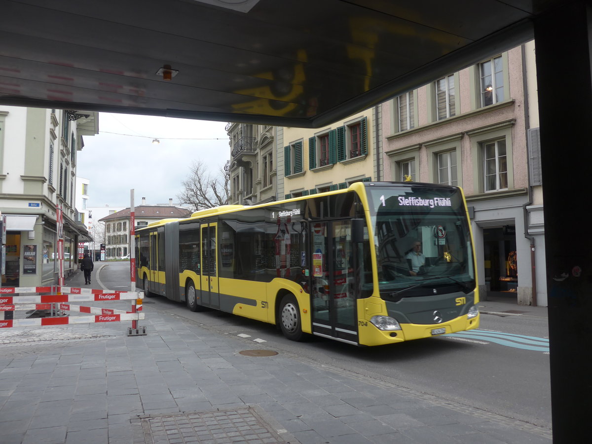 (215'699) - STI Thun - Nr. 704/BE 434'704 - Mercedes am 30. M�rz 2020 in Thun, B�lliz