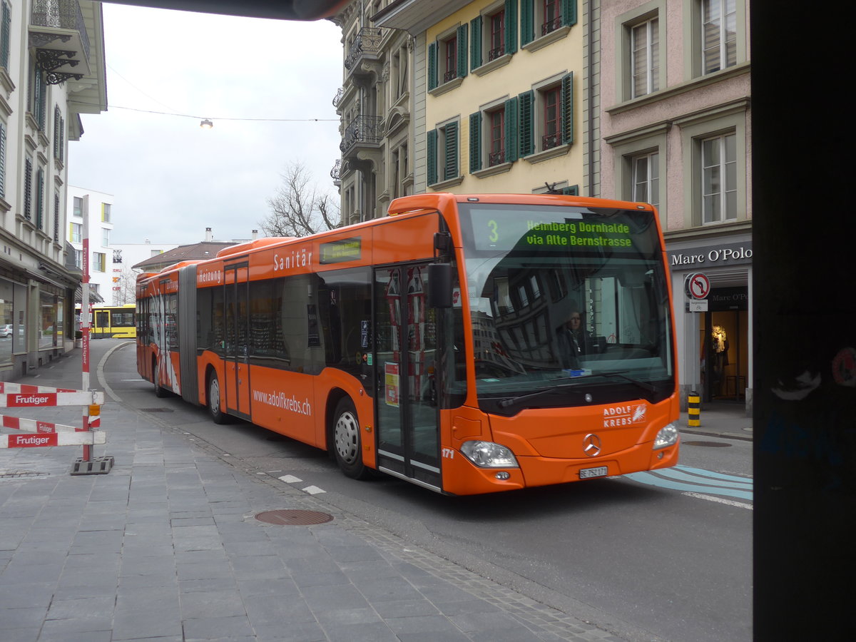 (215'700) - STI Thun - Nr. 171/BE 752'171 - Mercedes am 30. M�rz 2020 in Thun, B�lliz