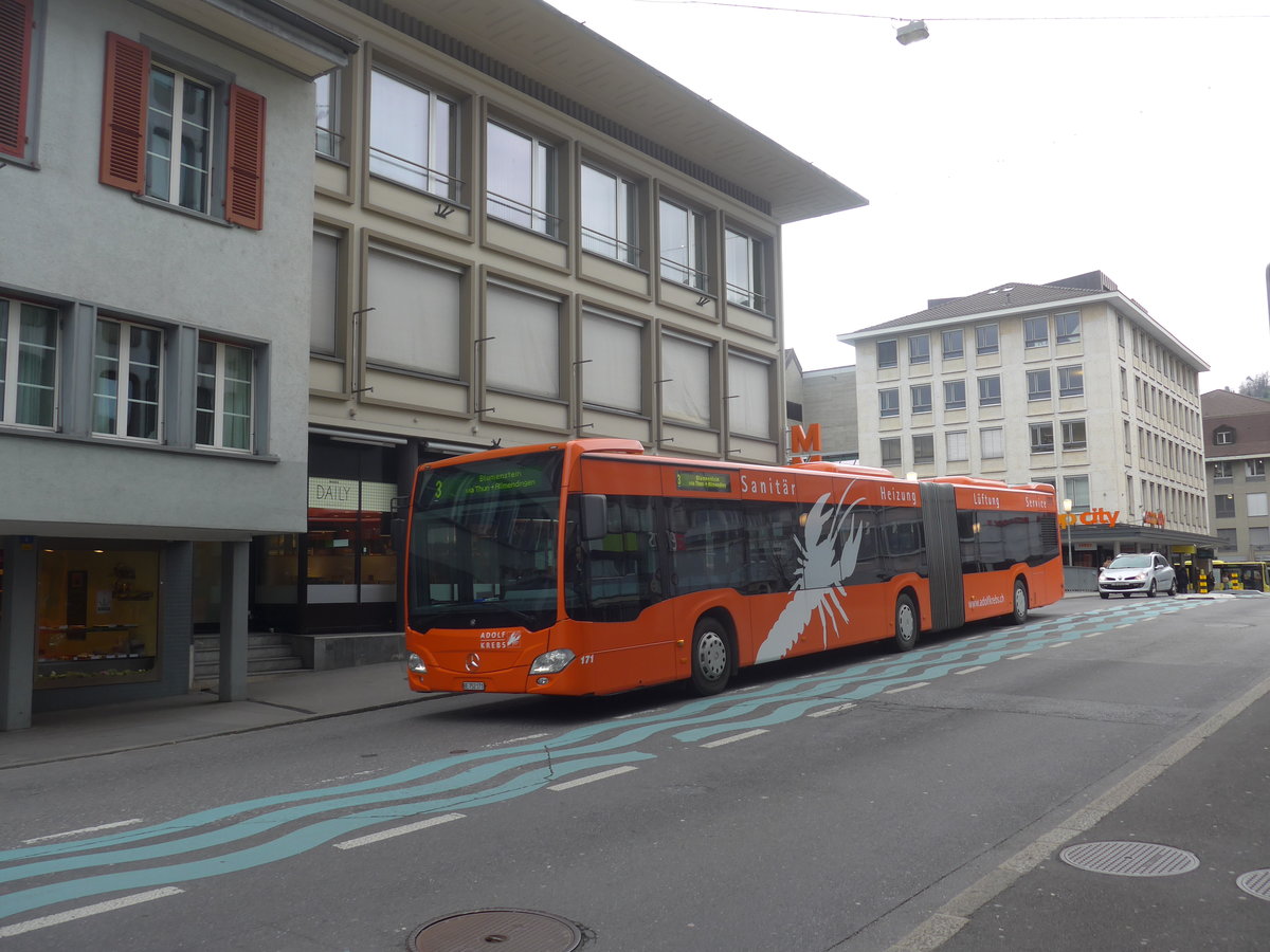 (215'703) - STI Thun - Nr. 171/BE 752'171 - Mercedes am 30. M�rz 2020 in Thun, Marktgasse