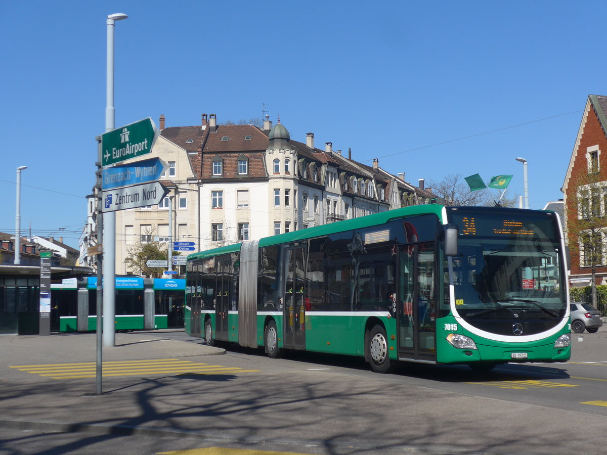 (215'728) - BVB Basel - Nr. 7015/BS 99'315 - Mercedes am 31. M�rz 2020 in Basel, Wettsteinplatz