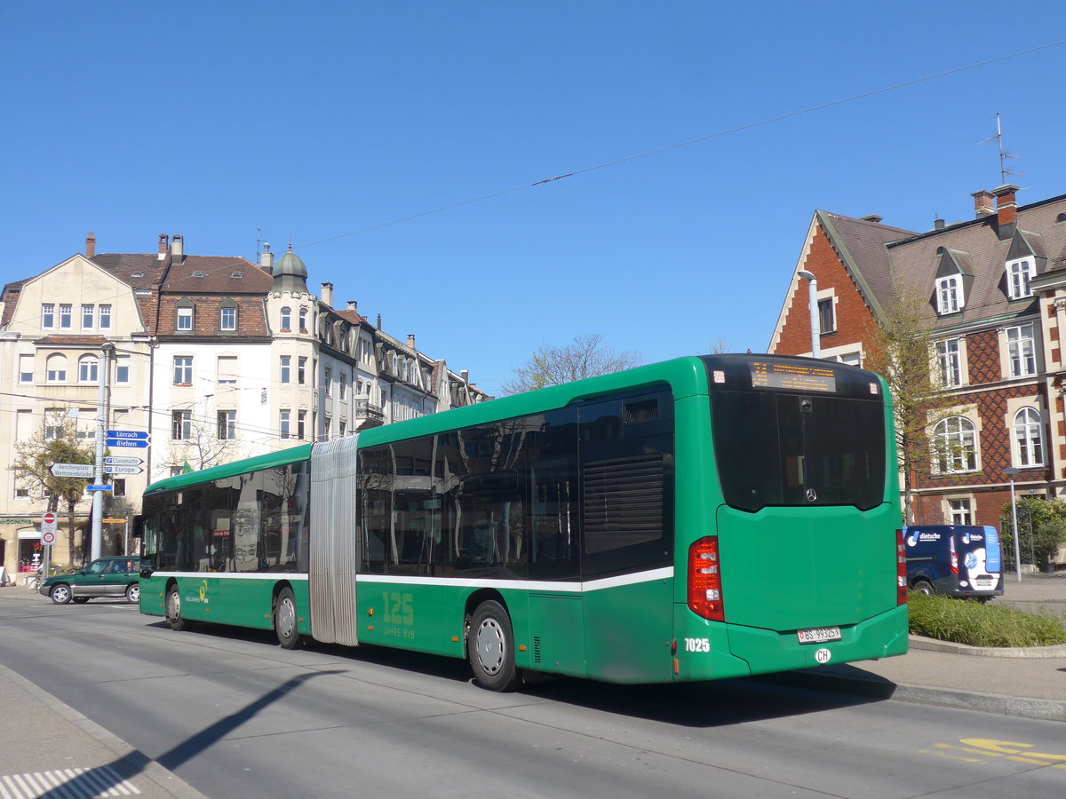(215'730) - BVB Basel - Nr. 7025/BS 99'325 - Mercedes am 31. M�rz 2020 in Basel, Wettsteinplatz