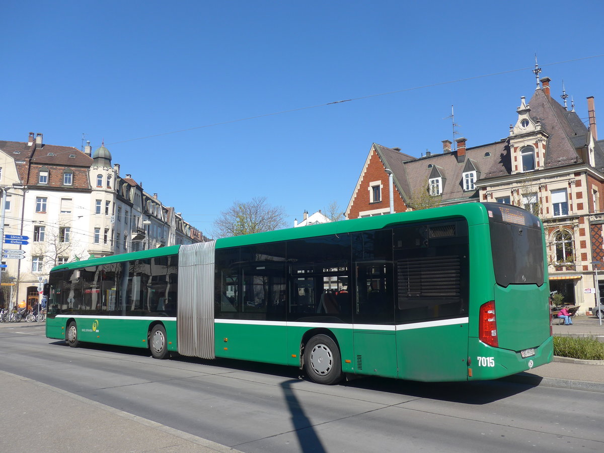 (215'739) - BVB Basel - Nr. 7015/BS 99'315 - Mercedes am 31. M�rz 2020 in Basel, Wettsteinplatz