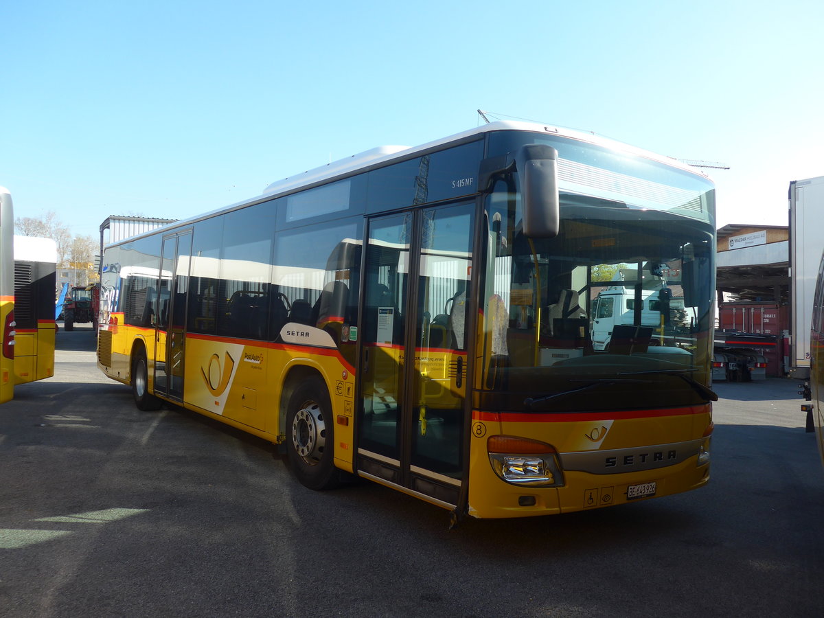 (215'873) - Fl�ck, Brienz - Nr. 8/BE 643'926 - Setra am 4. April 2020 in Kerzers, Interbus
