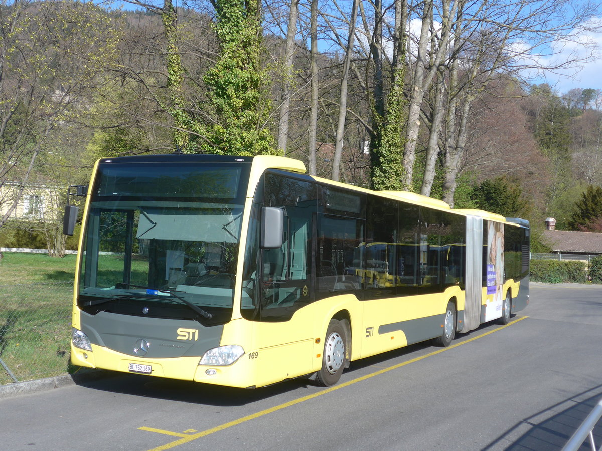 (215'986) - STI Thun - Nr. 169/BE 752'169 - Mercedes am 10. April 2020 bei der Schiffl�ndte Thun