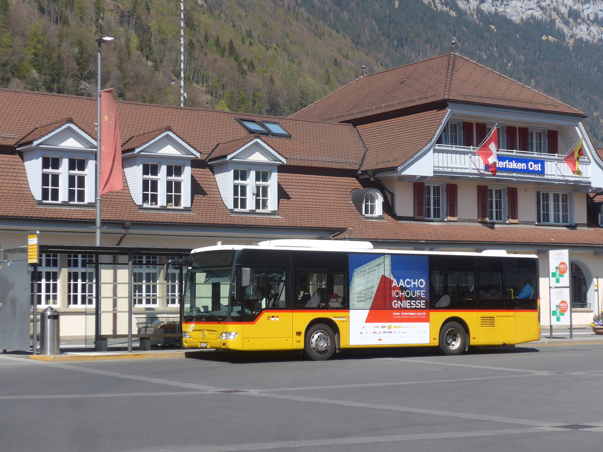 (216'063) - PostAuto Bern - BE 610'531 - Mercedes am 15. M�rz 2020 beim Bahnhof Interlaken Ost