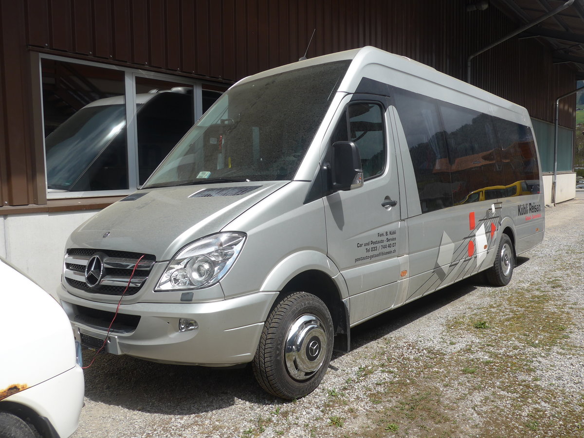 (216'489) - K�bli, Gstaad - Mercedes am 26. April 2020 in Gstaad, Garage