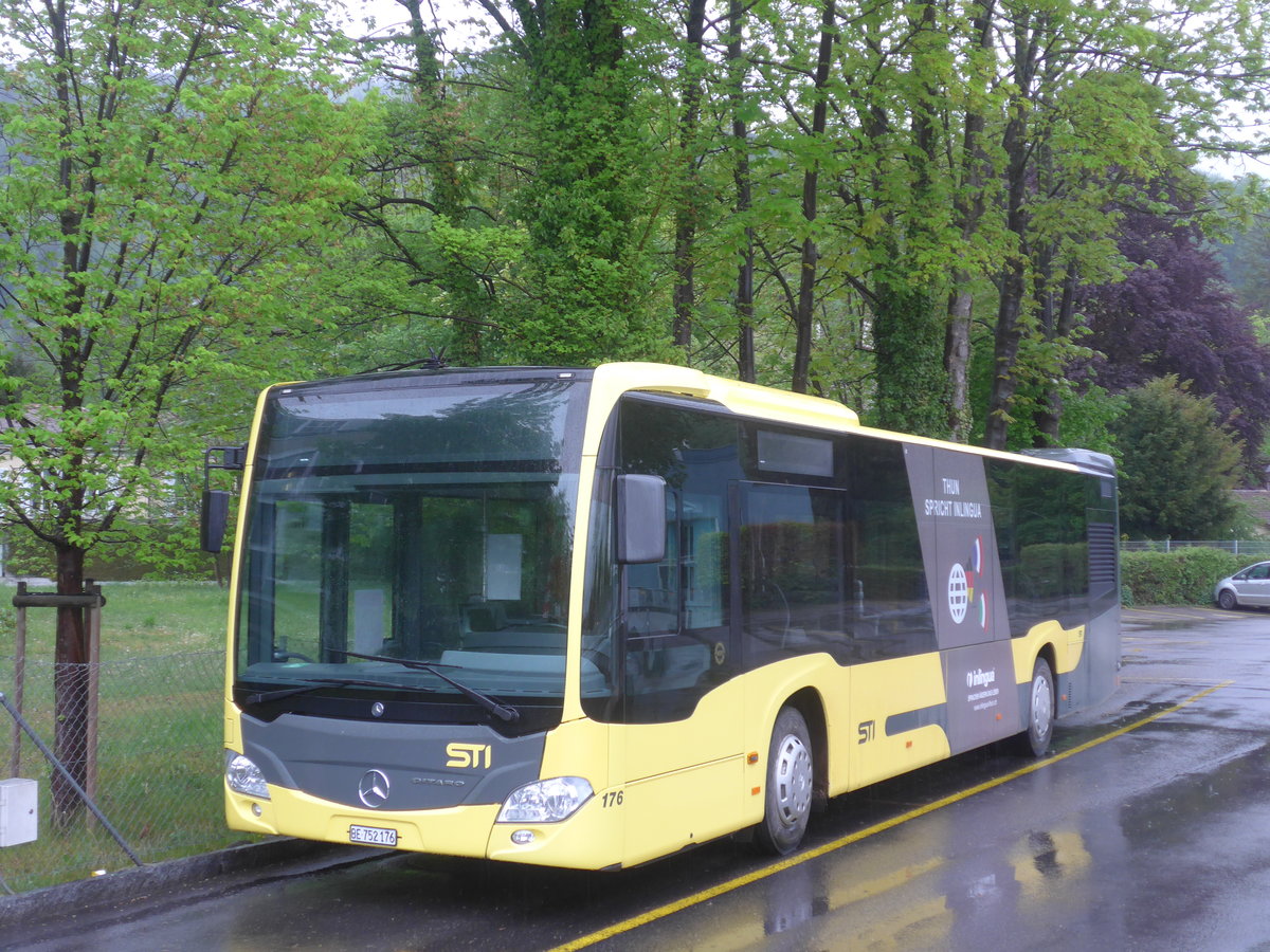 (216'532) - STI Thun - Nr. 176/BE 752'176 - Mercedes am 28. April 2020 bei der Schiffl�ndte Thun
