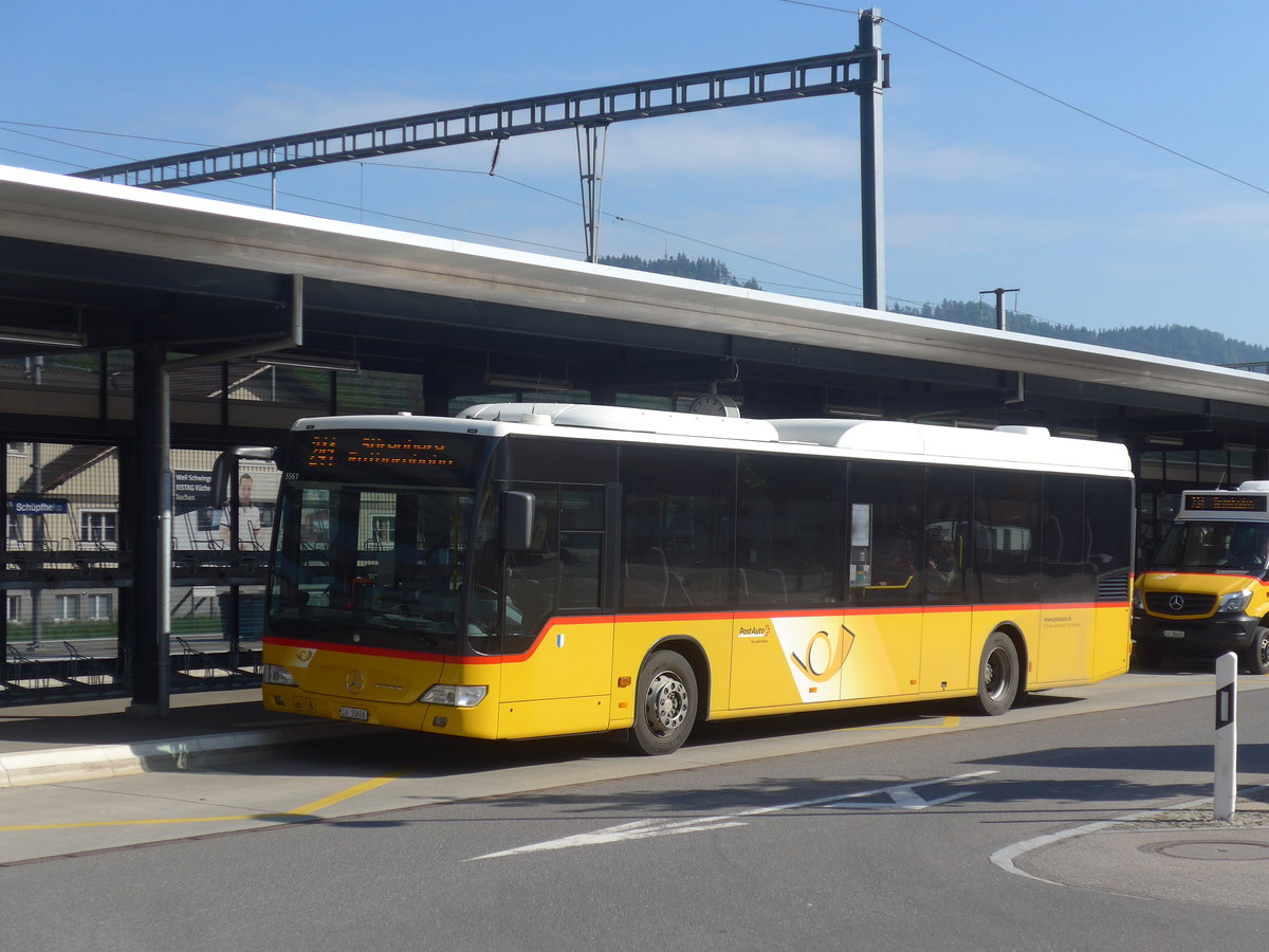 (217'039) - Schnider, Sch�pfheim - LU 15'606 - Mercedes am 17. Mai 2020 beim Bahnhof Sch�pfheim