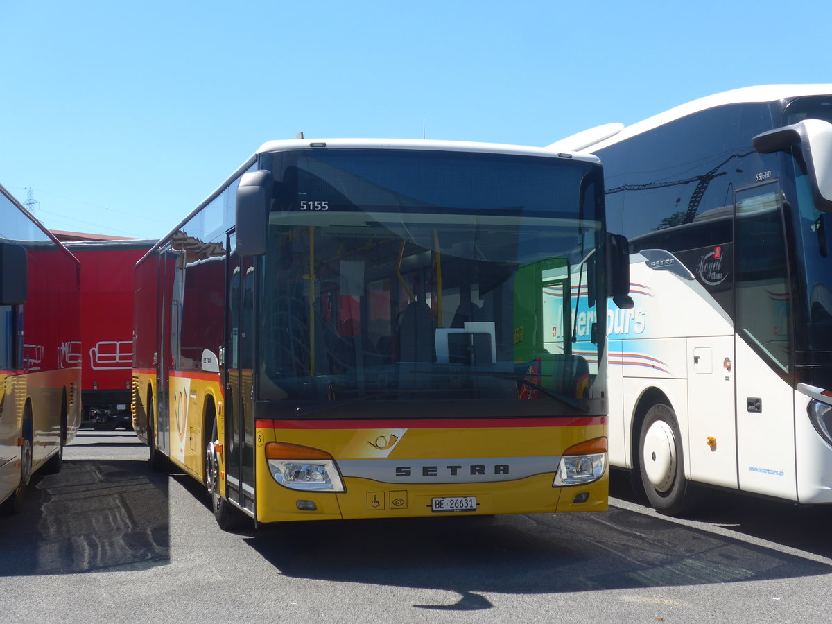 (217'118) - Fl�ck, Brienz - Nr. 6/BE 26'631 - Setra am 21. Mai 2020 in Kerzers, Interbus