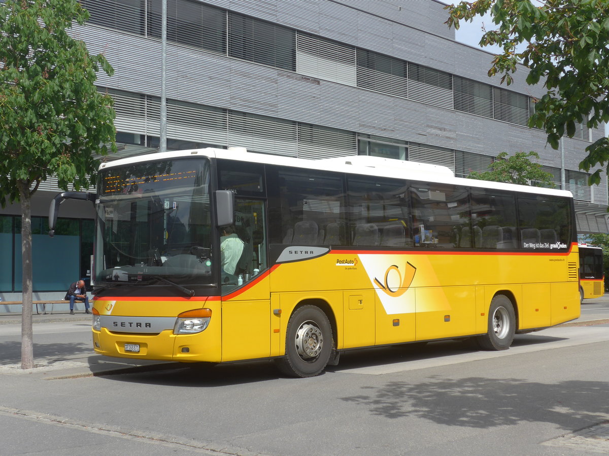 (217'187) - PostAuto Graub�nden - GR 168'871 - Setra (ex Heim, Flums) am 23. Mai 2020 beim Bahnhof Landquart