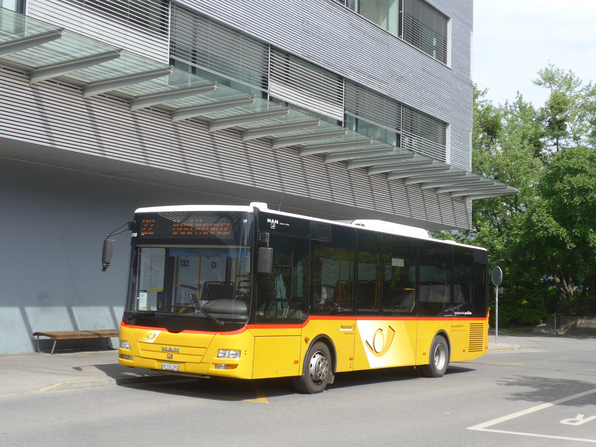 (217'188) - Gessinger, Bad Ragaz - GR 102'390 - MAN/G�ppel am 23. Mai 2020 beim Bahnhof Landquart