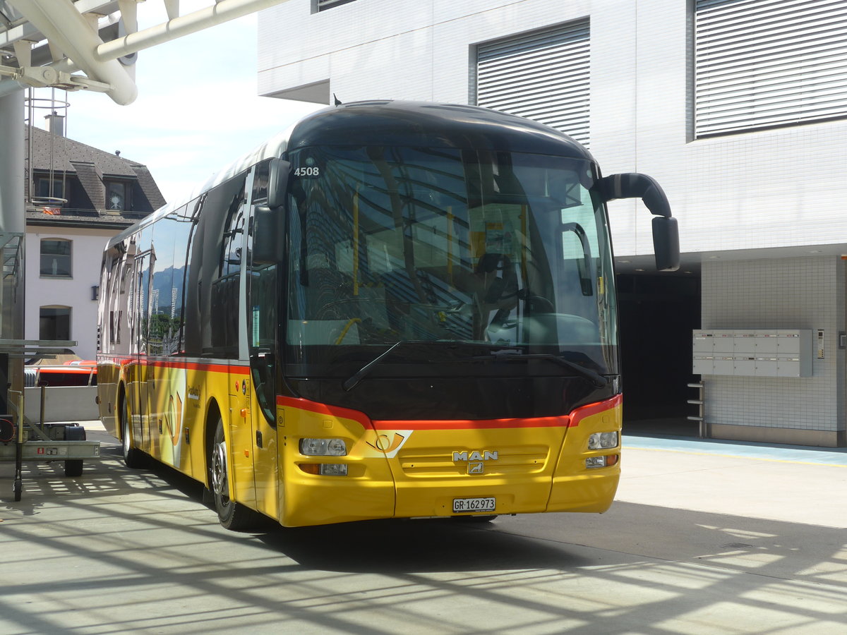 (217'209) - PostAuto Graub�nden - GR 162'973 - MAN am 23. Mai 2020 in Chur, Postautostation