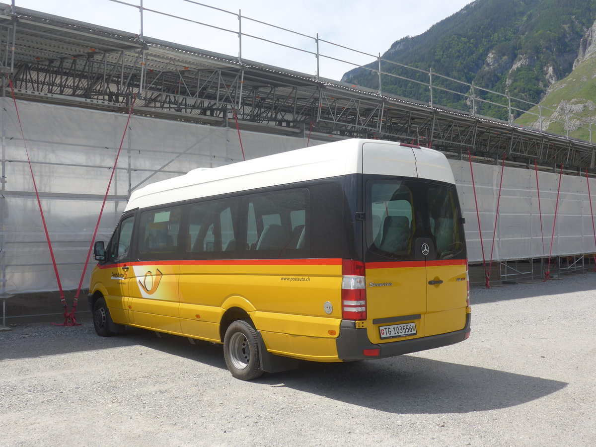 (217'244) - PostAuto Ostschweiz - TG 103'556 - Mercedes (ex Postautobetriebe Unteres Toggenburg, L�tisburg) am 23. Mai 2020 in Chur, Garage Obere Au