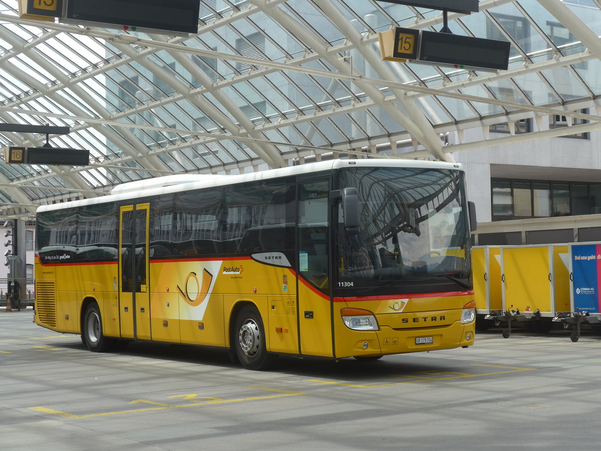 (217'247) - PostAuto Graub�nden - GR 179'704 - Setra am 23. Mai 2020 in Chur, Postautostation