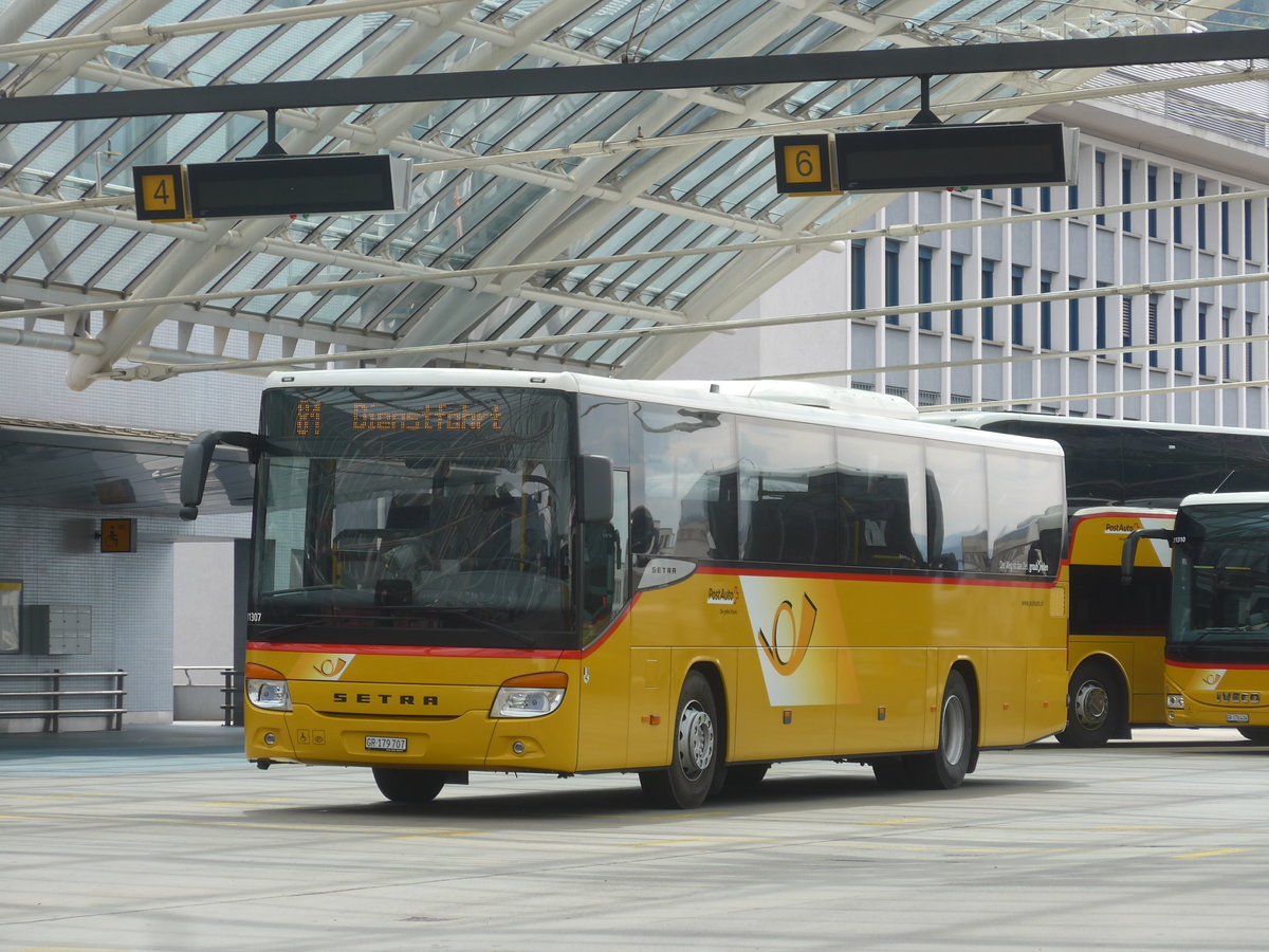 (217'252) - PostAuto Graub�nden - GR 179'707 - Setra am 23. Mai 2020 in Chur, Postautostation