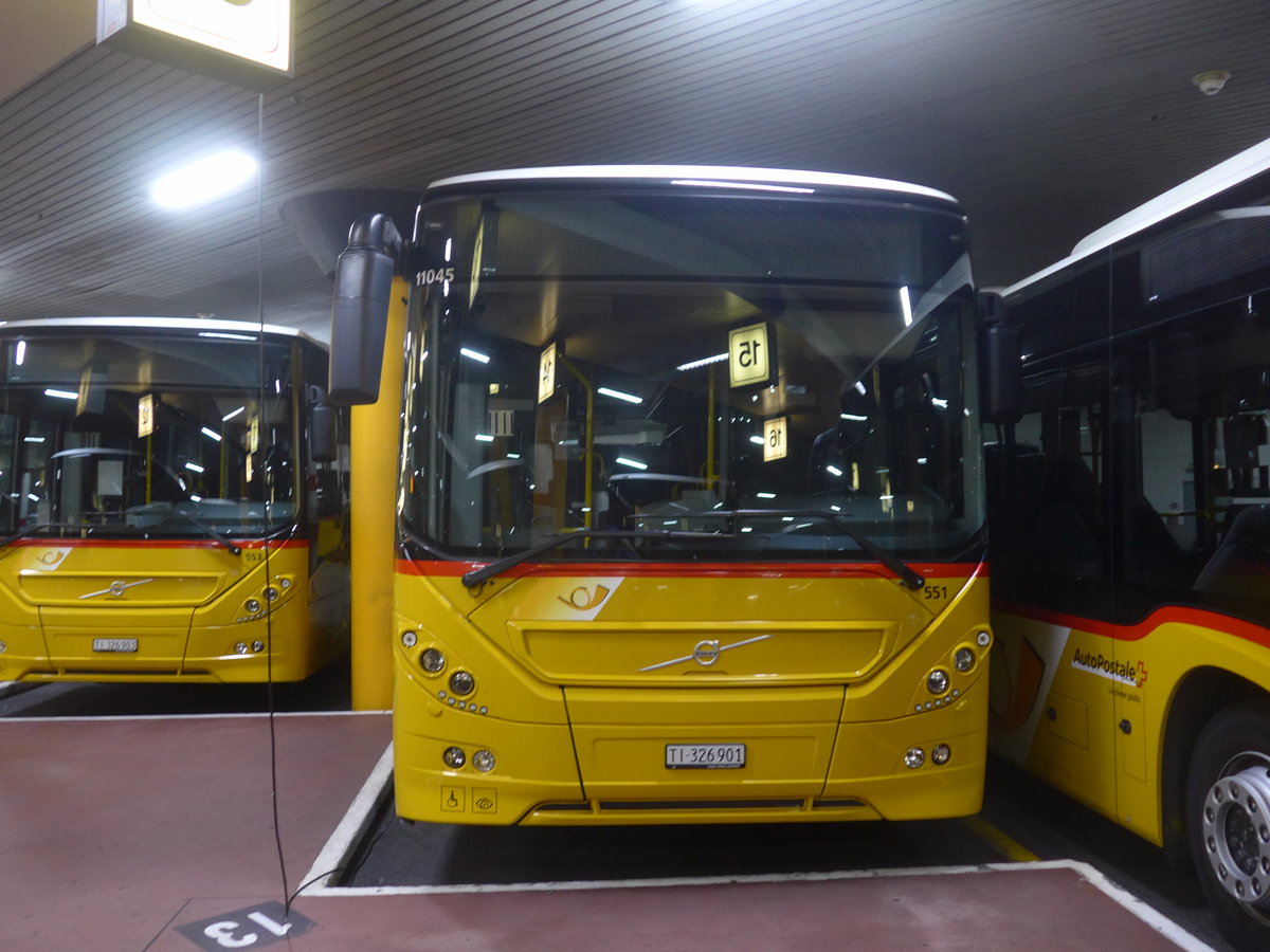 (217'297) - AutoPostale Ticino - Nr. 551/TI 326'901 - Volvo am 24. Mai 2020 in Lugano, Postautostation