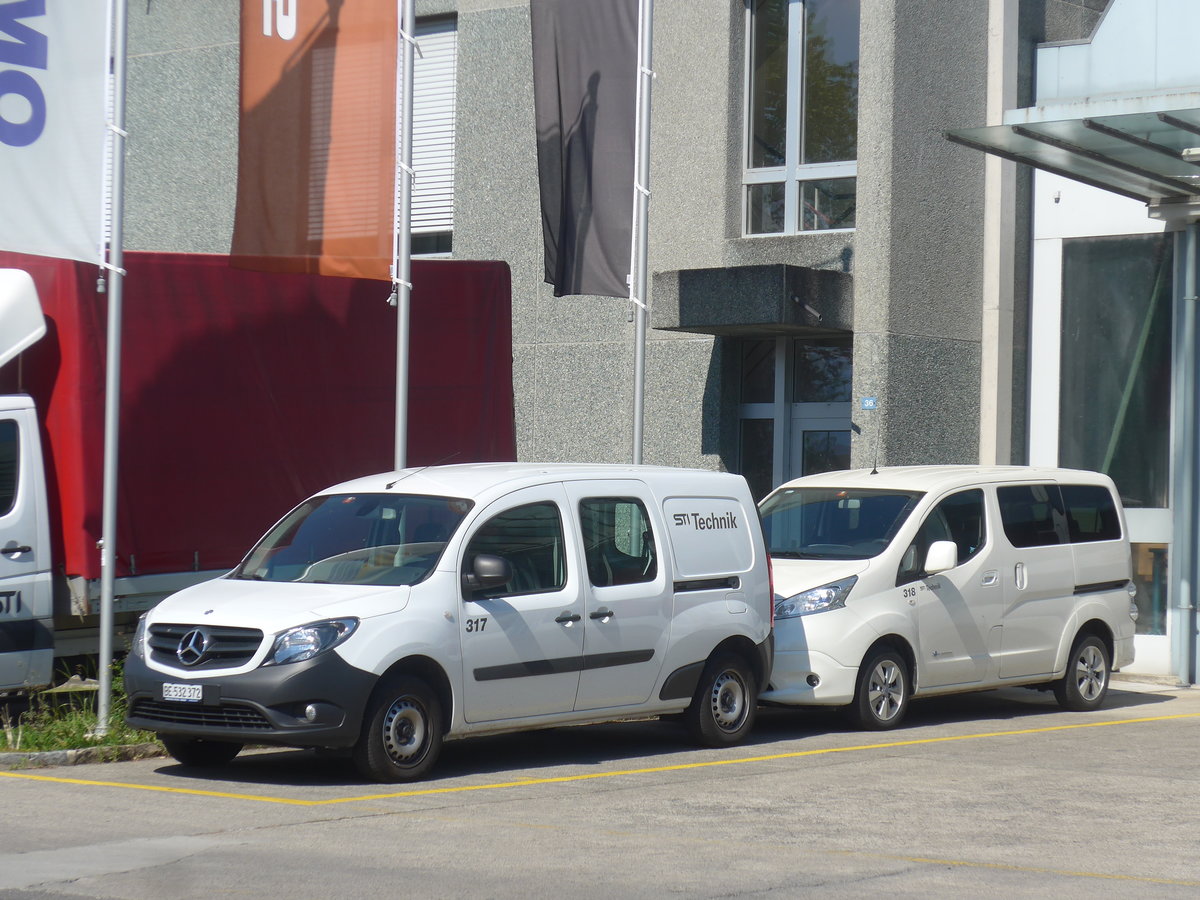 (217'506) - STI Thun - Nr. 317/BE 532'372 - Mercedes am 31. Mai 2020 in Thun, Garage