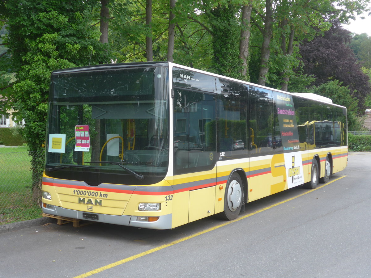 (217'618) - STI Thun - Nr. 132 - MAN am 6. Juni 2020 bei der Schiffl�ndte Thun