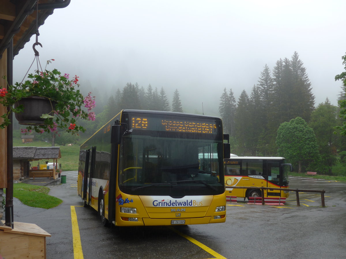 (217'631) - Grindelwaldbus, Grindelwald - Nr. 11/BE 261'865 - MAN/G�ppel am 7. Juni 2020 auf der Schwarzwaldalp