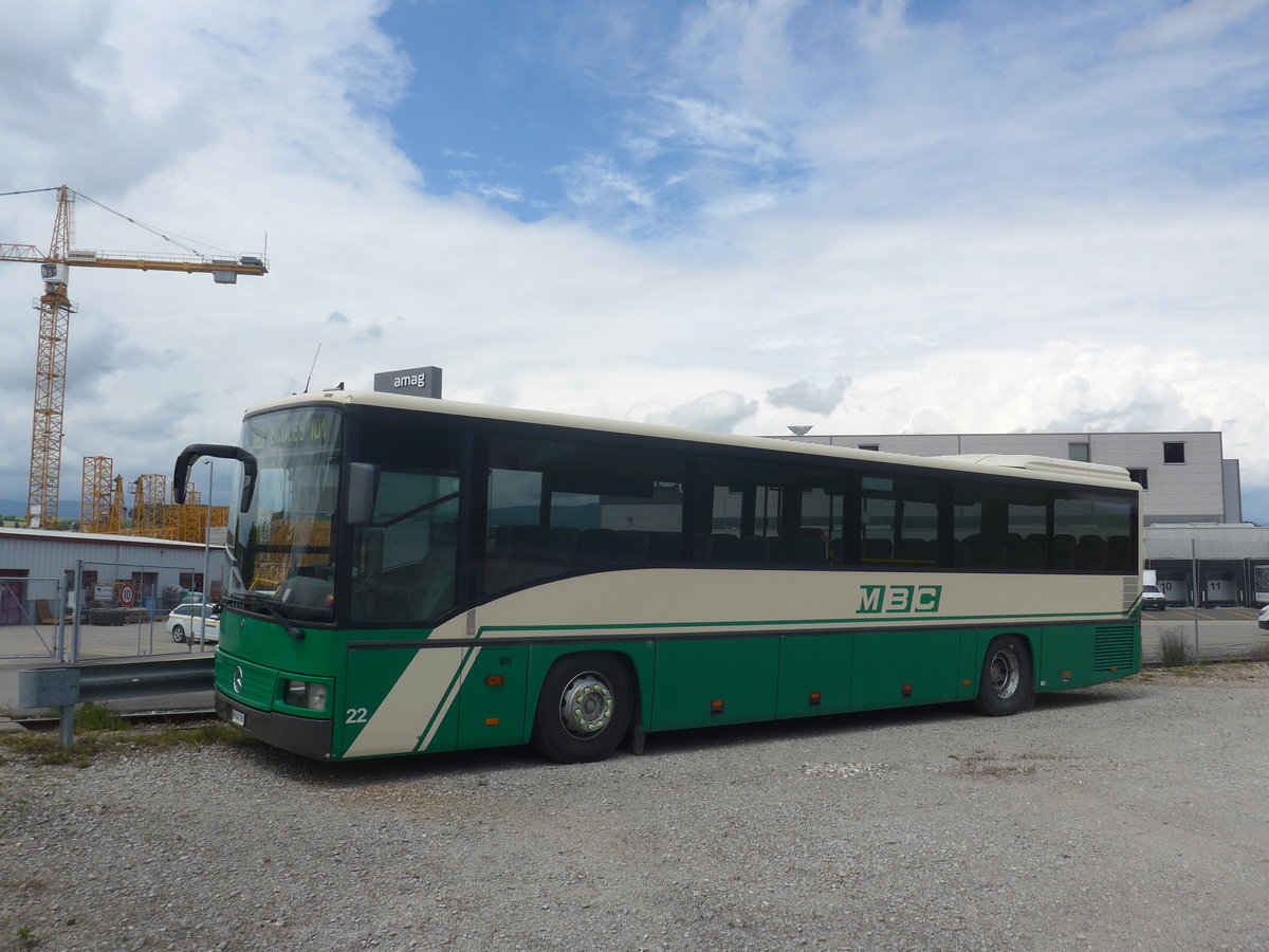 (217'856) - MBC Morges - Nr. 22/VD 545'791 - Mercedes (ex RTB Altst�tten Nr. 90) am 13. Juni 2020 in Daillens, Planzer
