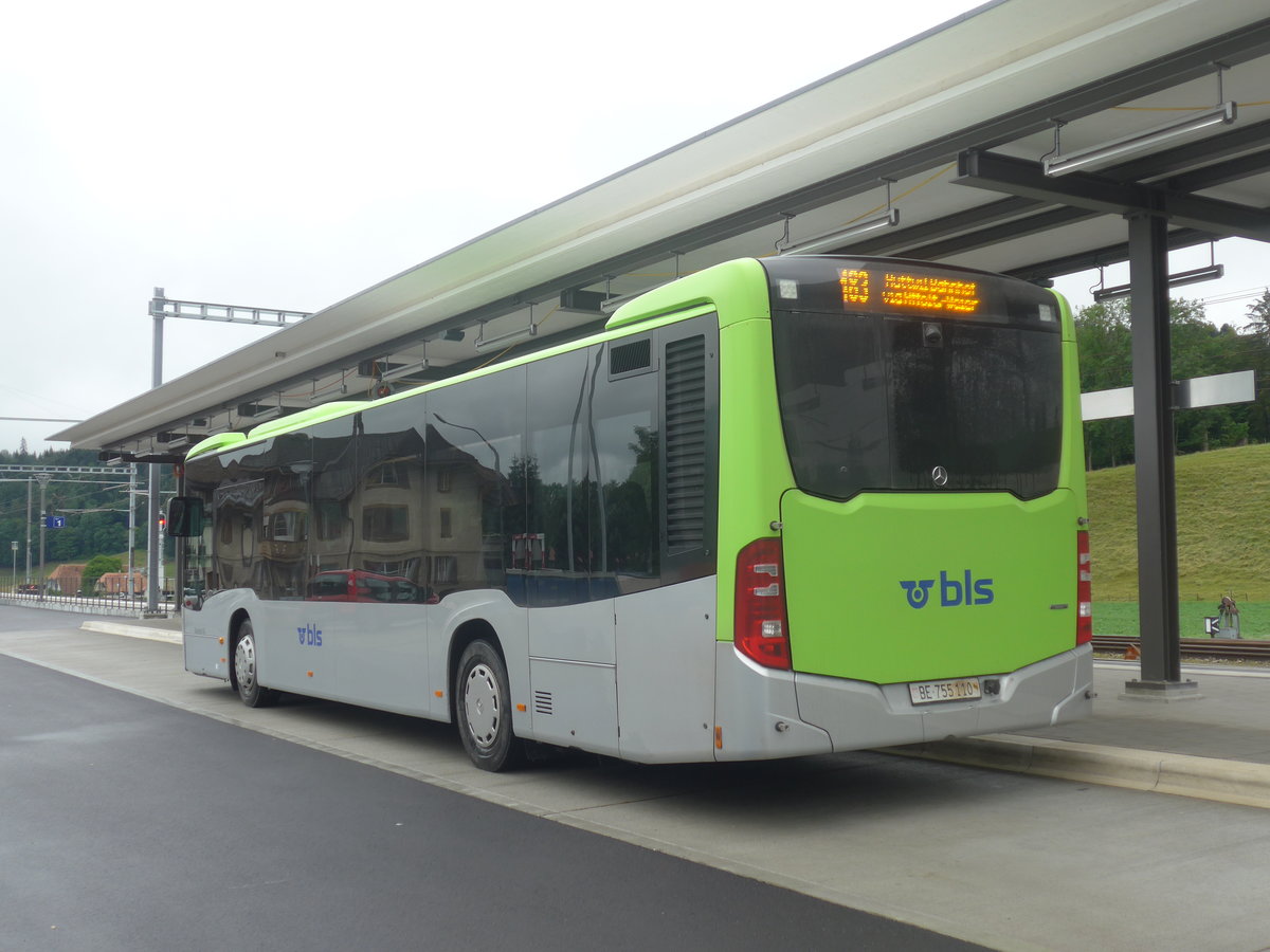 (217'980) - Busland, Burgdorf - Nr. 110/BE 755'110 - Mercedes am 14. Juni 2020 beim Bahnhof Sumiswald-Gr�nen