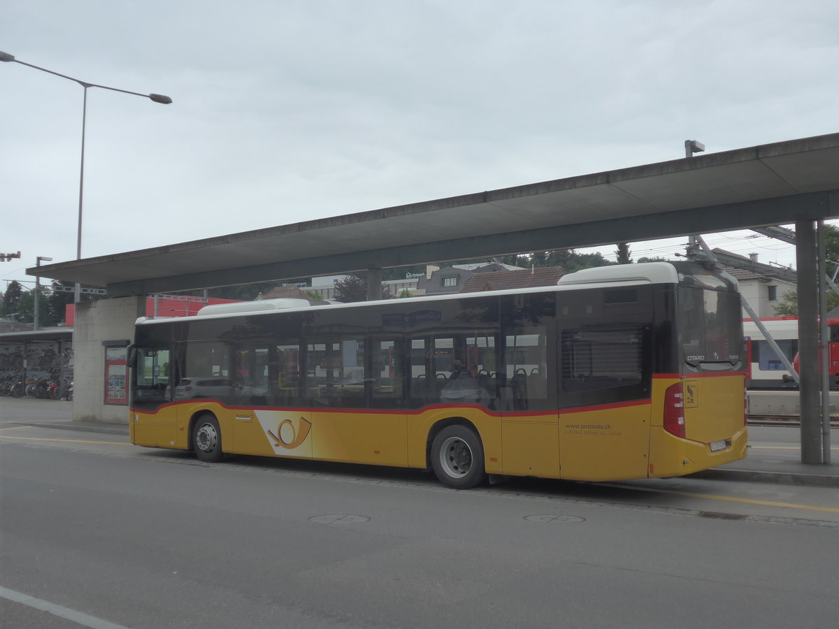 (218'019) - H�fliger, Sursee - Nr. 32/LU 206'429 - Mercedes am 14. Juni 2020 beim Bahnhof Sursee