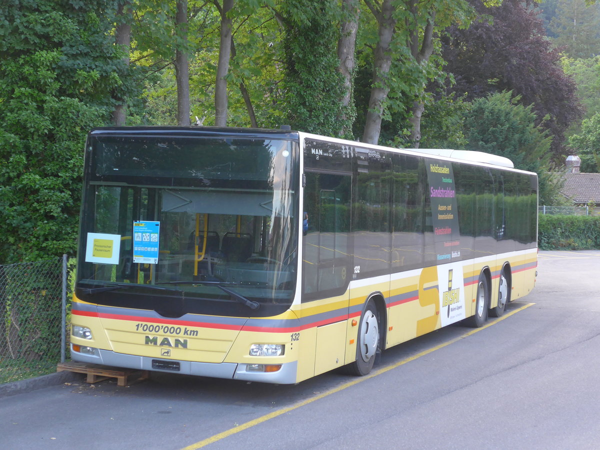 (218'177) - STI Thun - Nr. 132 - MAN am 28. Juni 2020 bei der Schiffl�ndte Thun