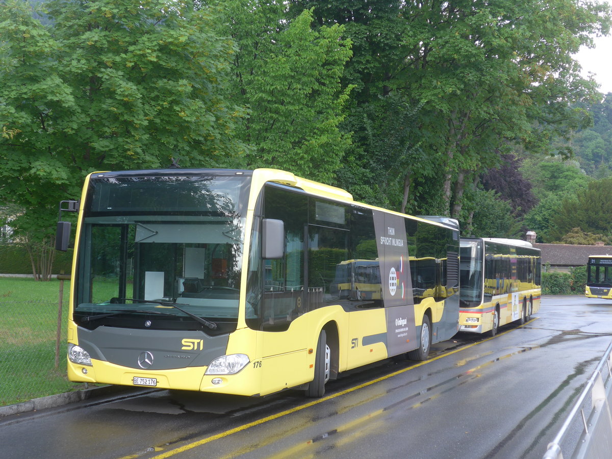 (218'275) - STI Thun - Nr. 176/BE 752'176 - Mercedes bei der Schiffl�ndte Thun