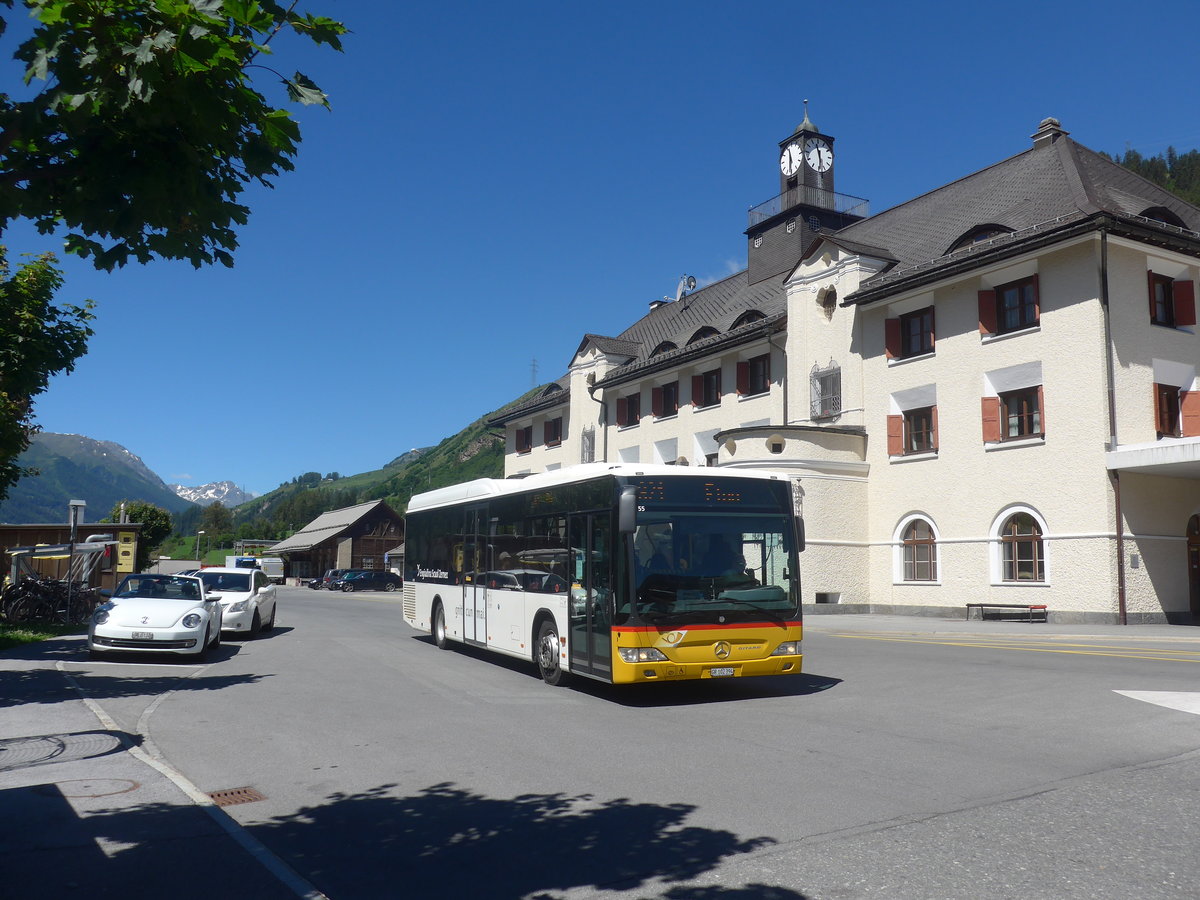 (218'475) - PostAuto Graub�nden - GR 102'394 - Mercedes am 5. Juli 2020 beim Bahnhof Scuol-Tarasp