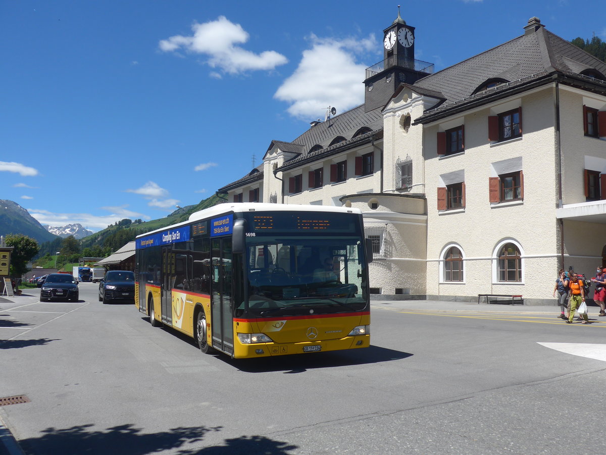 (218'482) - PostAuto Graub�nden - GR 159'234 - Mercedes am 5. Juli 2020 beim Bahnhof Scuol-Tarasp