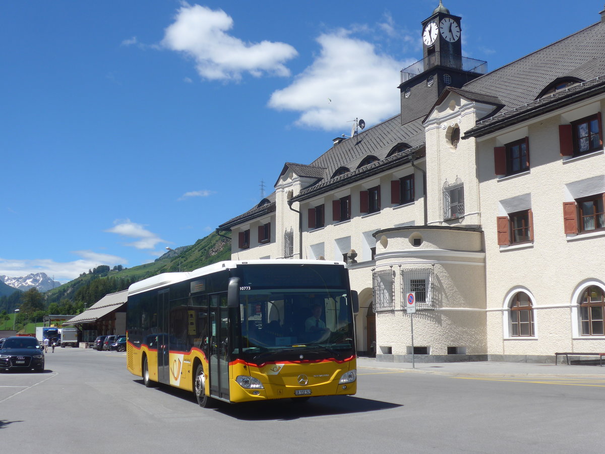 (218'483) - PostAuto Graub�nden - GR 102'343 - Mercedes am 5. Juli 2020 beim Bahnhof Scuol-Tarasp