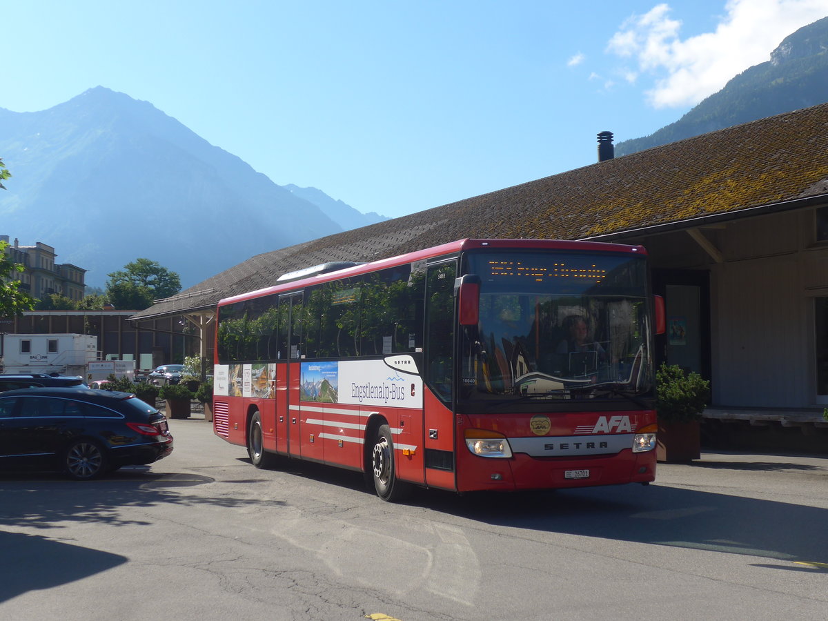(218'626) - AFA Adelboden - Nr. 24/BE 26'701 - Setra am 12. Juli 2020 in Meiringen, Postautostation (Einsatz PostAuto f�r Engstlenalp-Bus)
