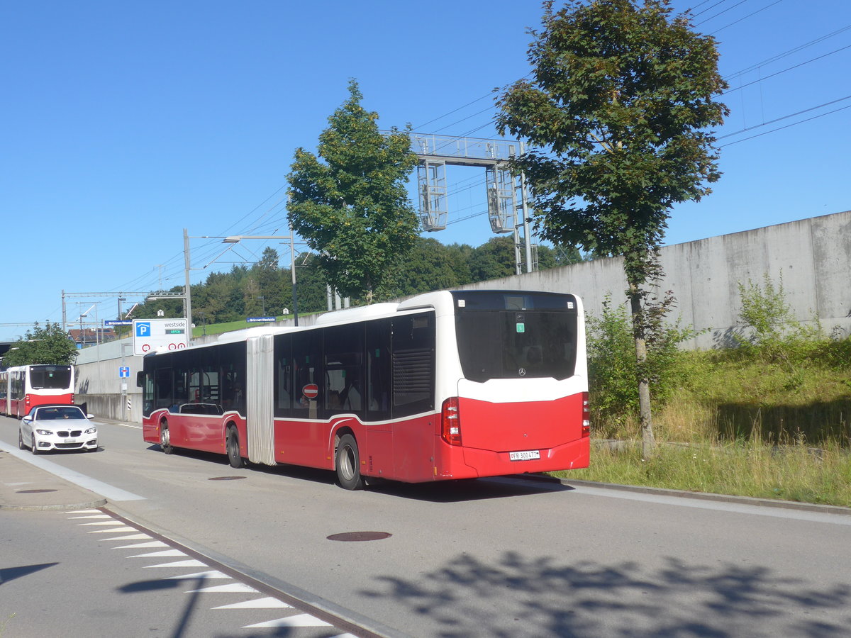 (218'698) - Intertours, Domdidier - FR 300'477 - Mercedes (ex BLT Oberwil Nr. 97; ex Gschwindl, A-Wien Nr. 8409) am 12. Juli 2020 beim Bahnhof Bern Br�nnen Westside