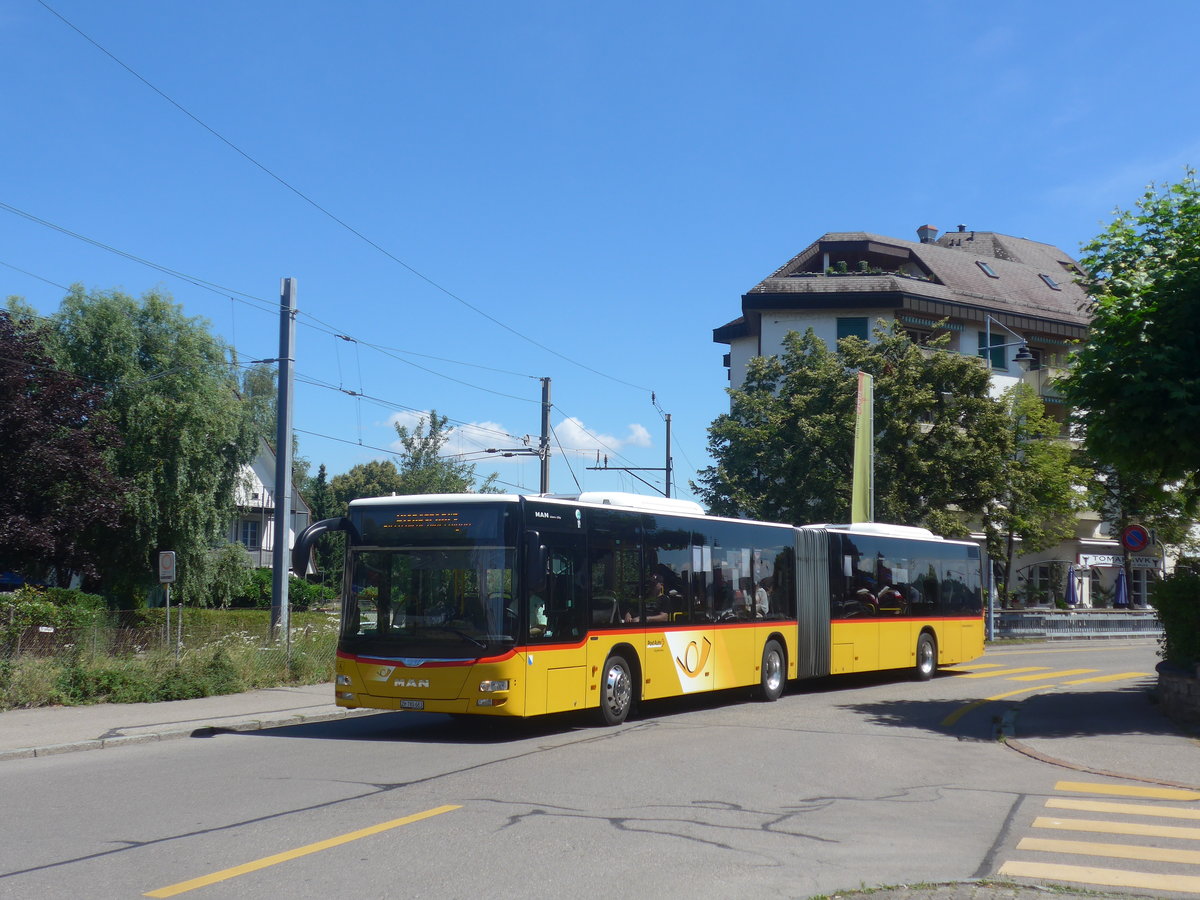 (218'746) - PostAuto Z�rich - Nr. 314/ZH 780'683 - MAN am 18. Juli 2020 beim Bahnhof B�lach